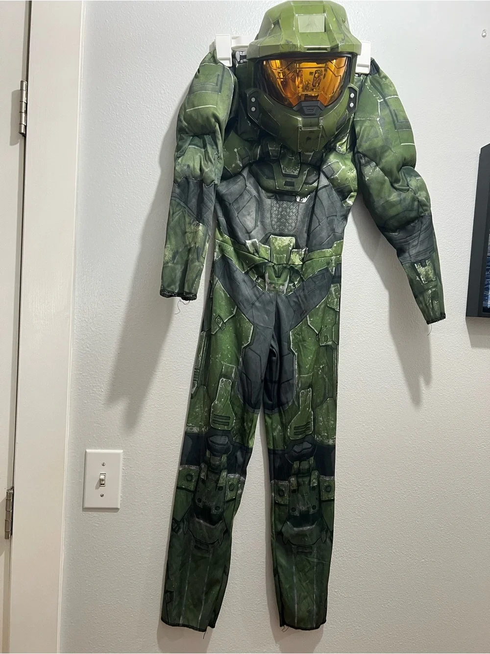 Microsoft Master Chief Costume - Green with Gold Visor
